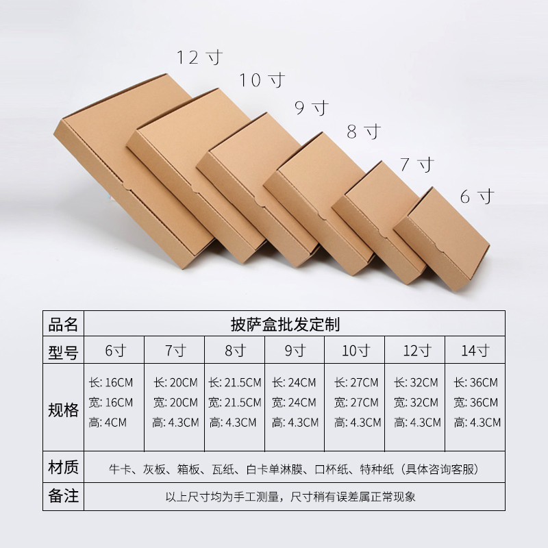 披薩盒9寸是多少厘米？